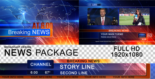 broadcast news package